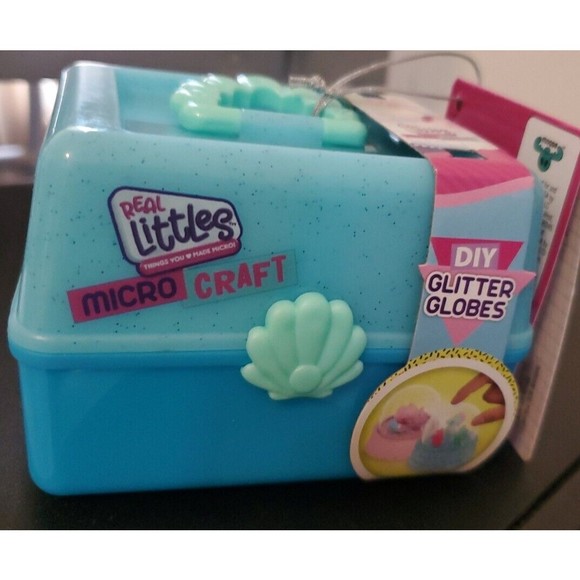 Toys Real Littles Micro Craft Diy Mini Glitter Globes Kids Art New